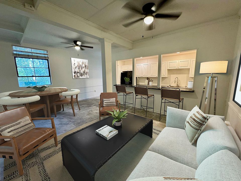 Virtually staged living area