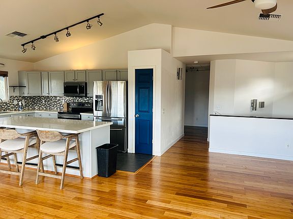 Open concept kitchen and living room