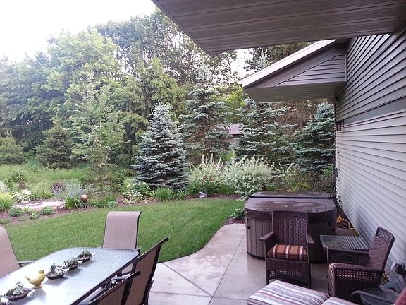 Patio and garden space