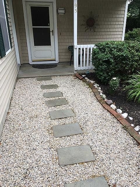 Entrance from driveway