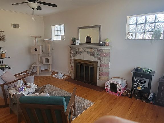 Front room, living space, view from front entrance.