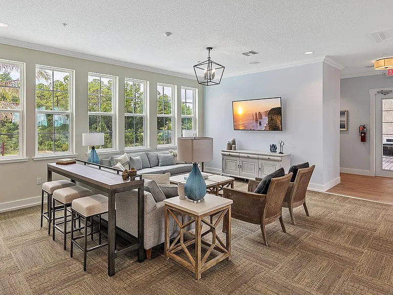 Amenities Center 2nd floor area w/ large screen TV