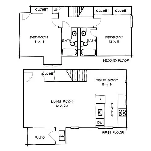 Floor plan The Jefferson Townhome Premier