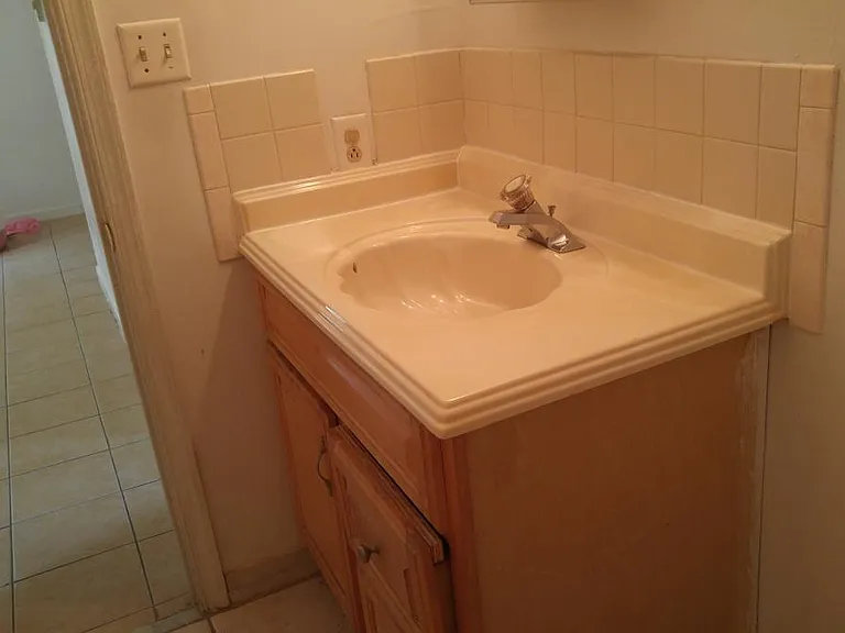this is old sink vanity. we changed new sink 4 years ago.