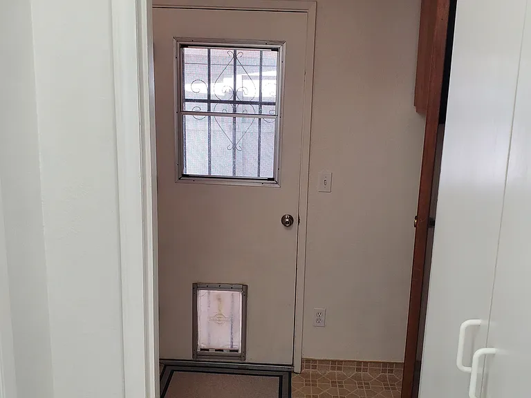Back door to yard
