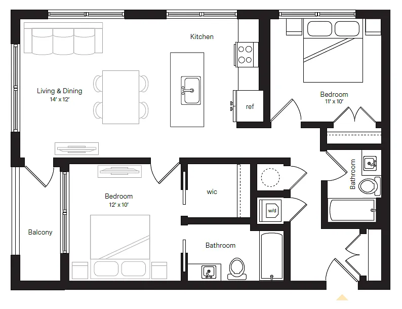 Floor plan B4 318 Collection