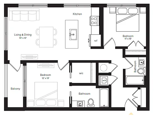 Floor plan B4 318 Collection