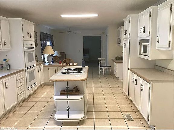 Kitchen and eat in dining 