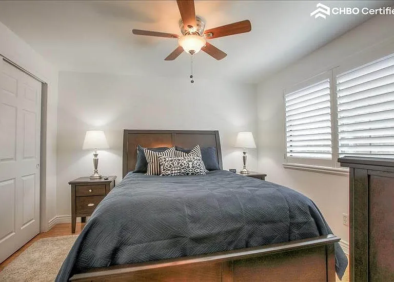 Open Master bedroom with a great deal of clos