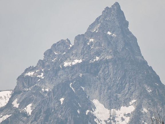 Close up of Trapper Peak
