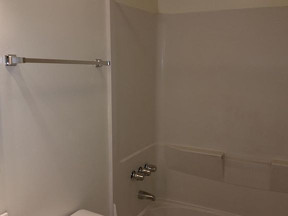 Tub and shower area of the bathroom