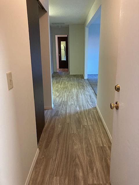 Entry into apartment. Living room will be on the right and kitchen will be on the left as you enter the unit. Nice size closet just inside hall on the left.