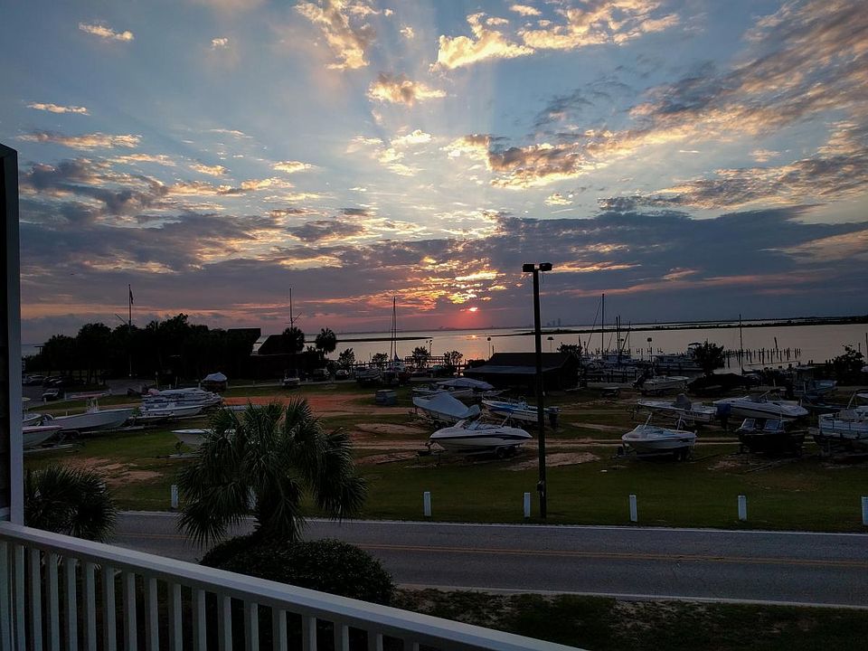 Spring sunset from master balcony