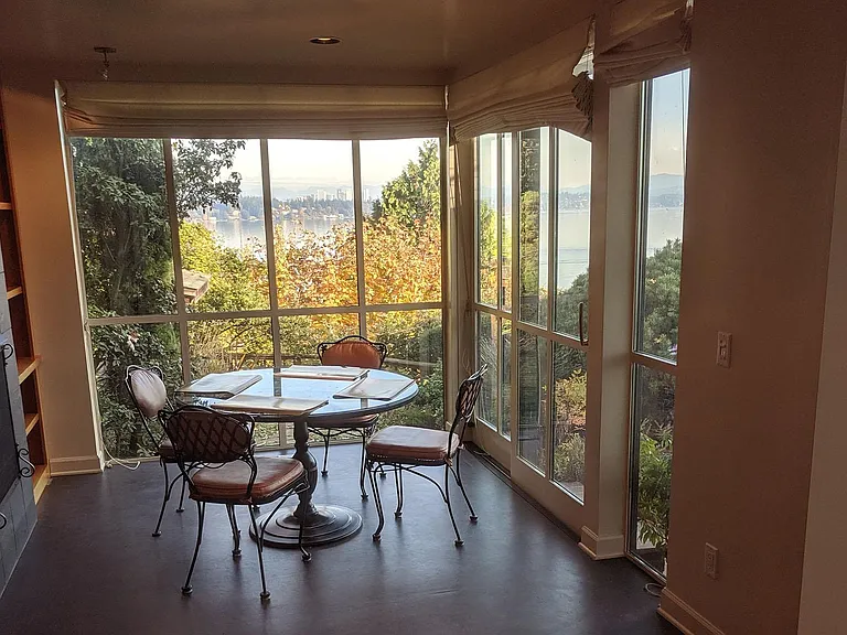 Breakfast with a view.