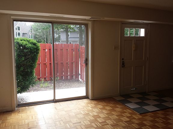Living Area with Sliding Doors to Front Yard
