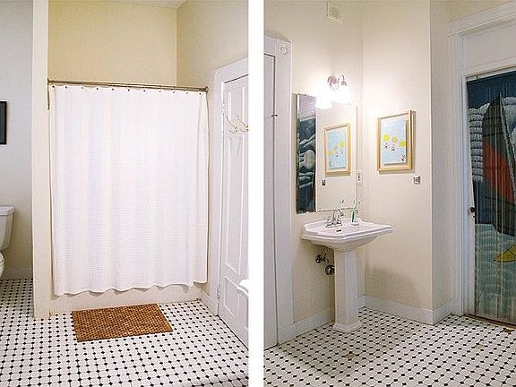 over sized bathroom with walk in closet
