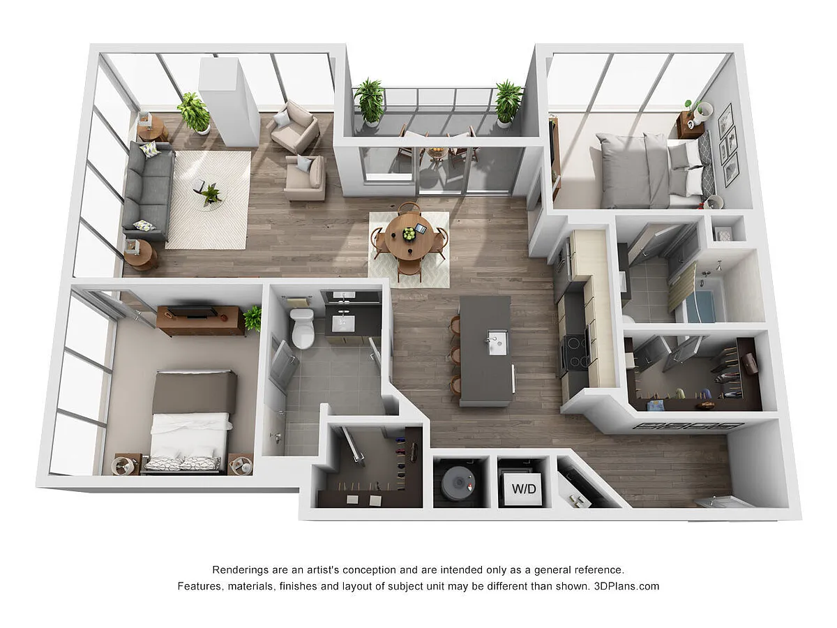 Floor plan 2AA