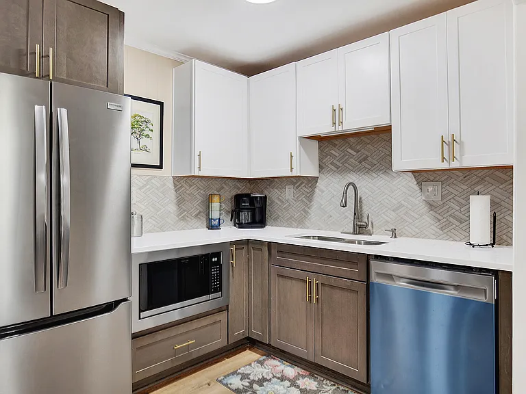 Kitchen equipped with all new appliances