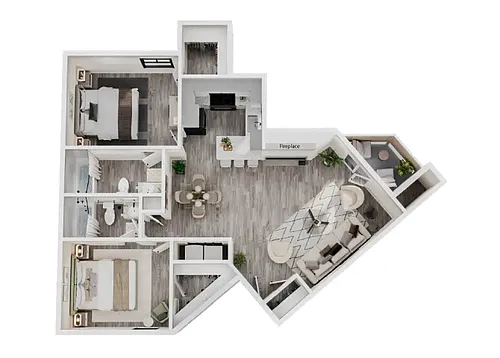 Floor plan B3