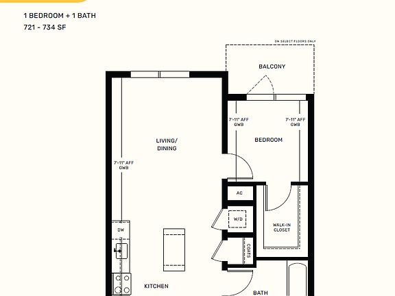 1 Bedroom Plan B2_Maker 1 Bedroom Plan B2_Maker