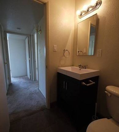 Tile Floor, New Vanity