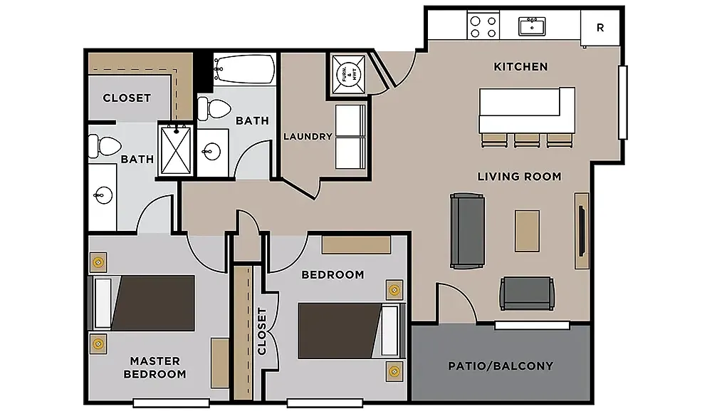 Floor plan 2B