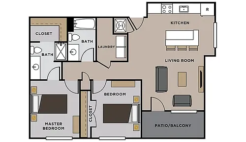 Floor plan 2B