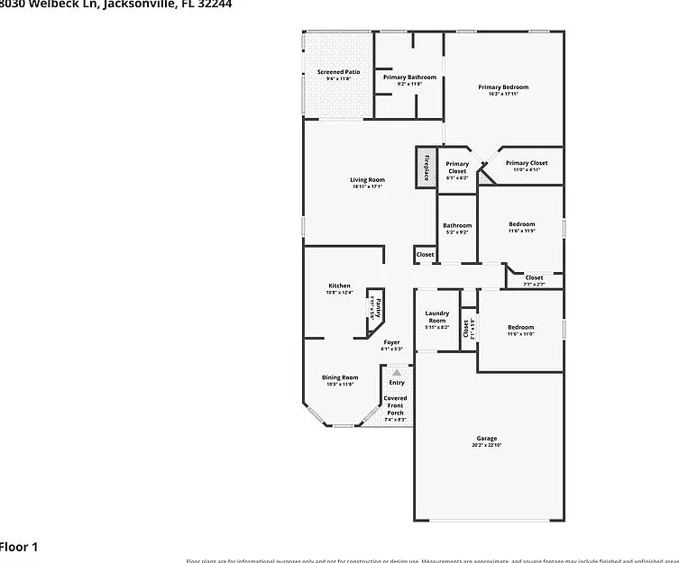 3 bed, 2.0 bath, 1609 sqft, $1,980 — Photo 2