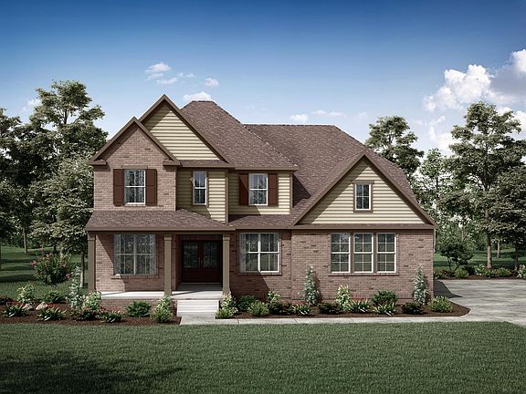 new home with brick and siding