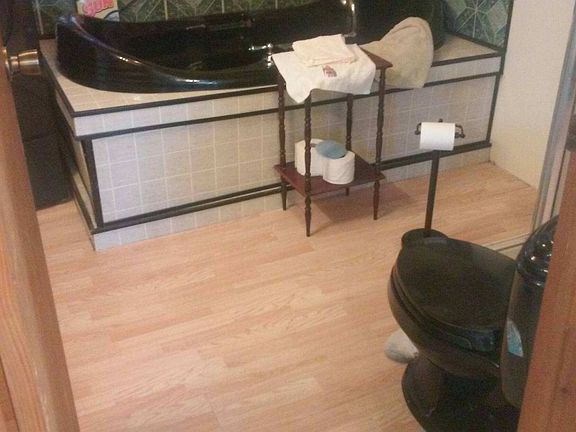 New flooring, whirlpool tub.