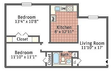 Floor plan 2 Bedroom
