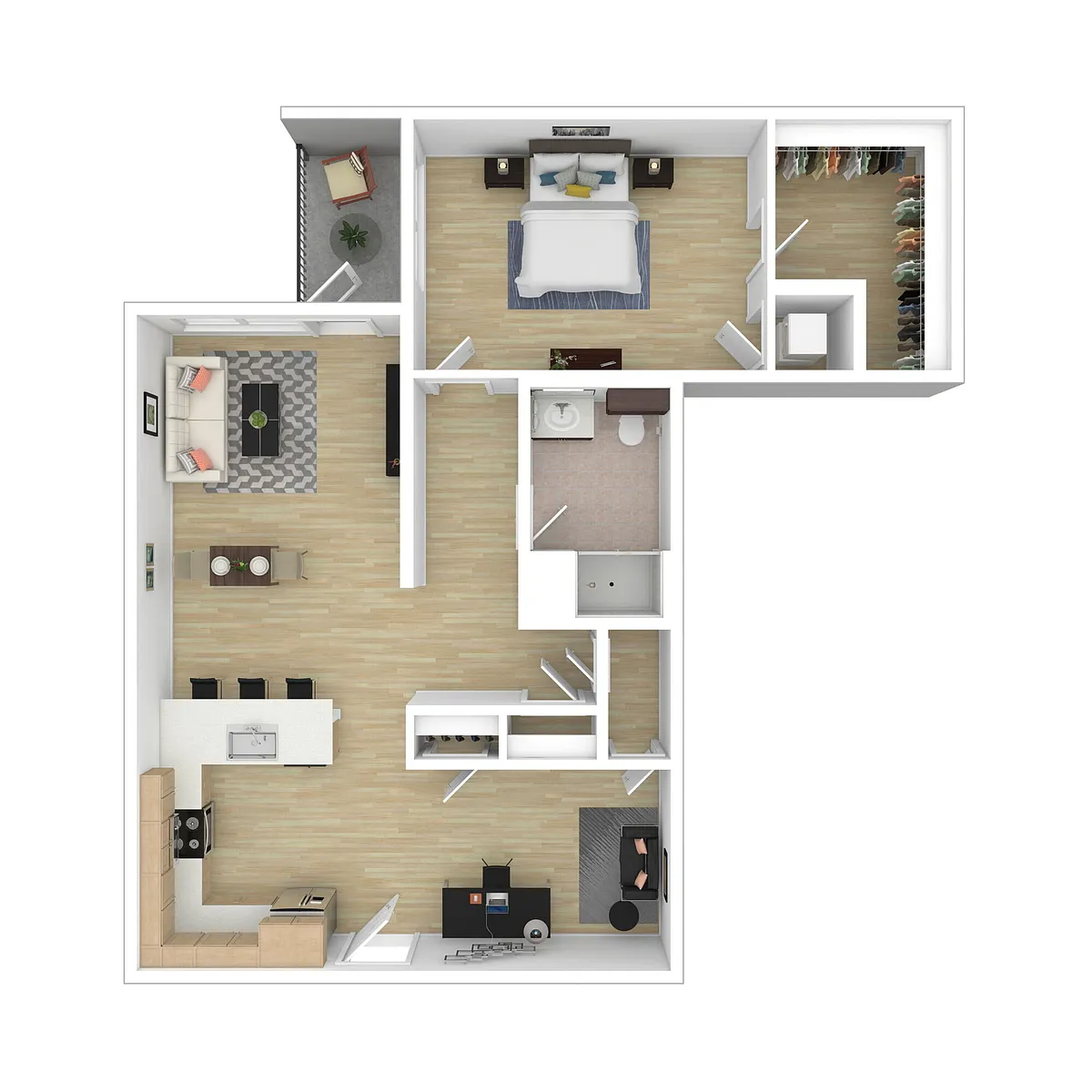 Floor plan A1E