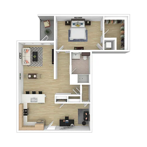 Floor plan A1E
