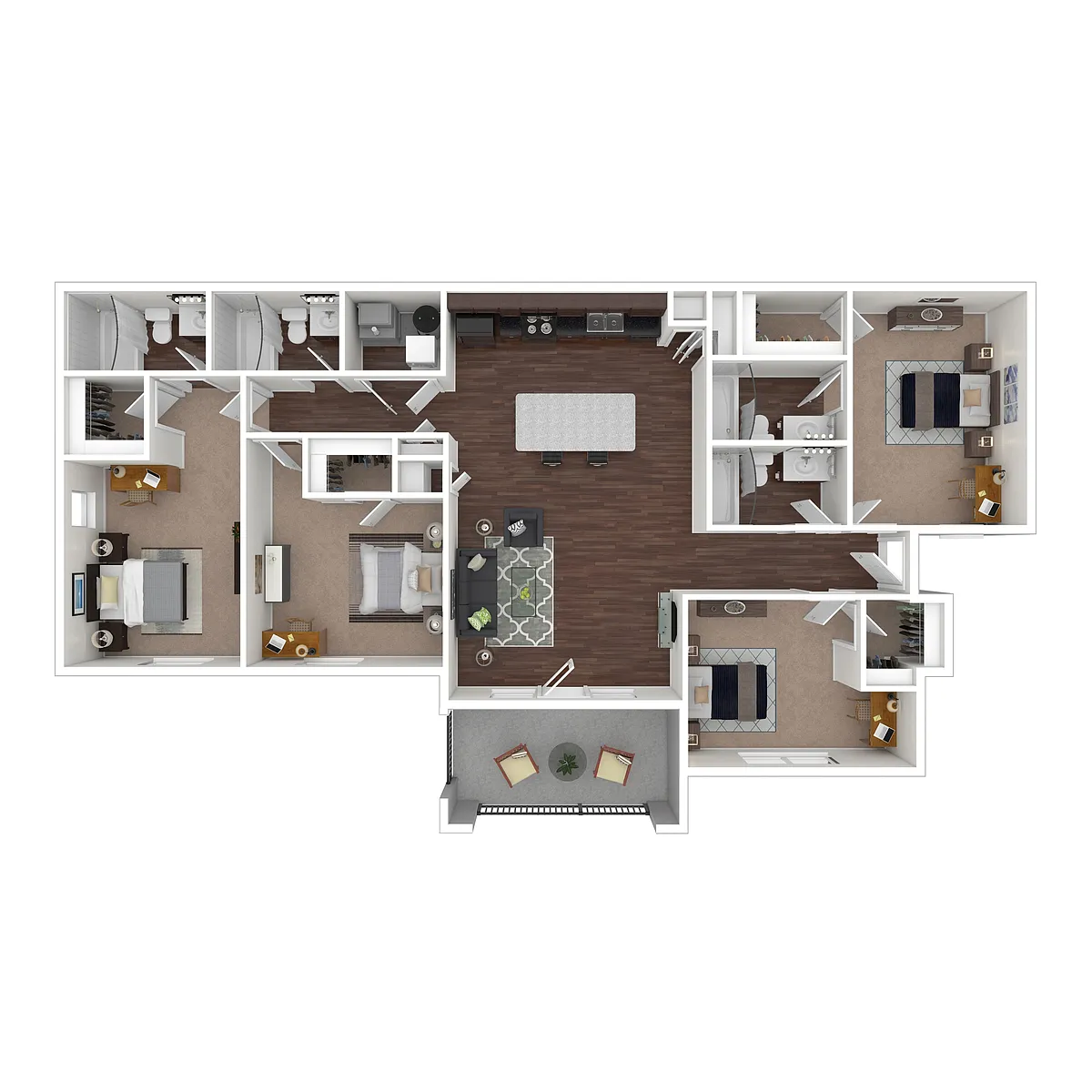 Floor plan 4X4
