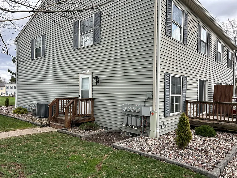 Front door and patio