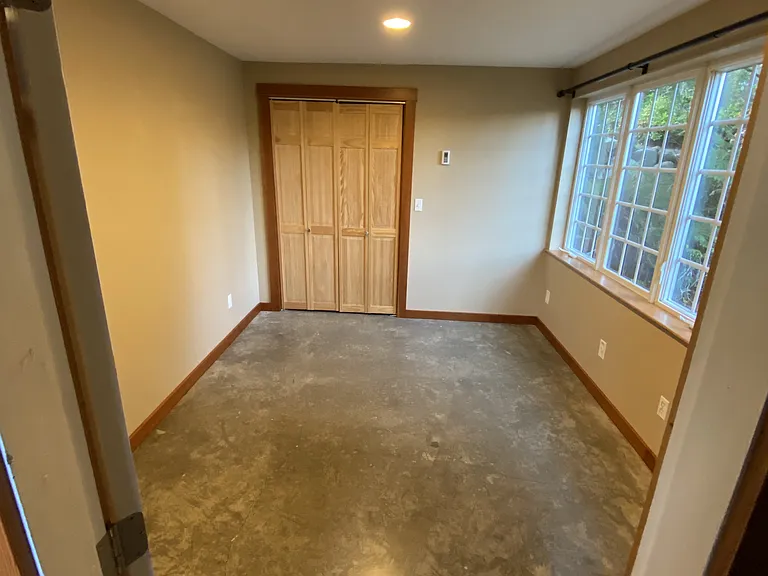 Basement bedroom has a queen bed (not shown)