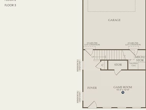 Nolen Floor Plan, Quick Move-In Home, Floor 1