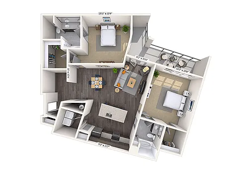 Floor plan Stanza
