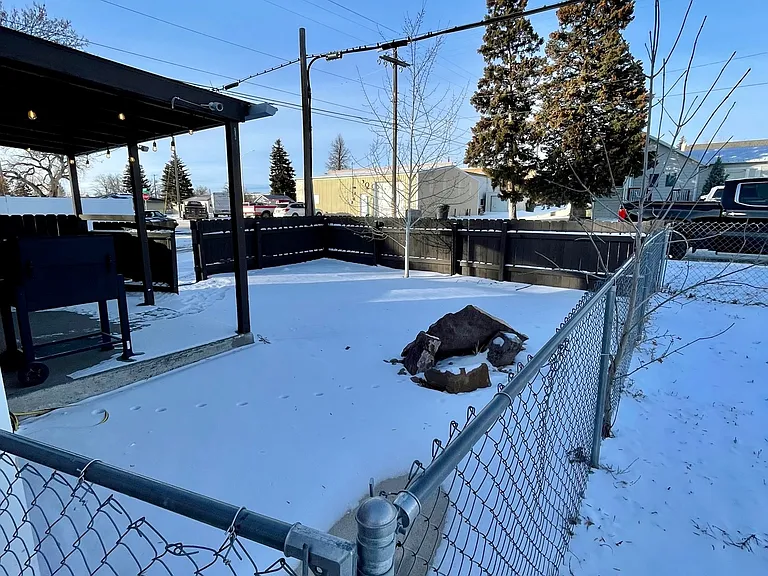 Fenced in yard