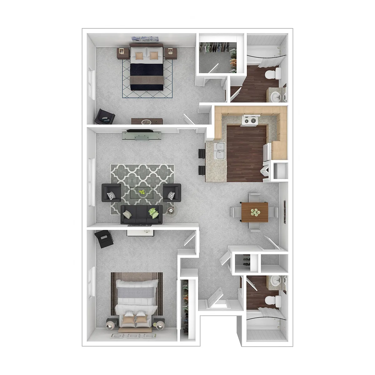 Floor plan 2 BED B