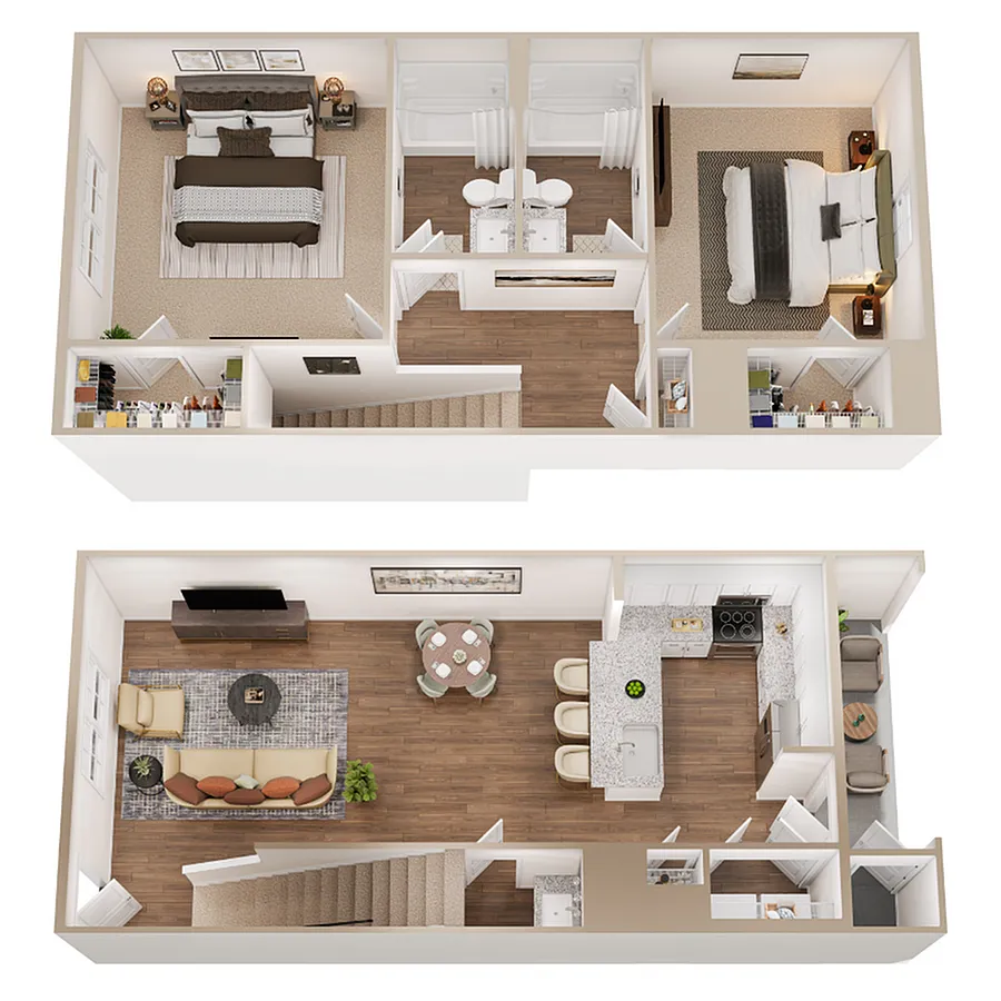 Floor plan 2X2 C