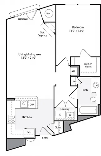 Floor plan 1I