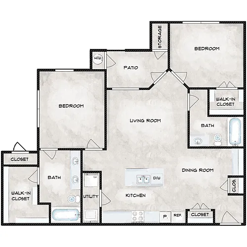 Floor plan B3