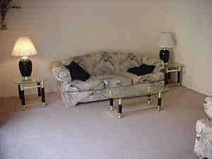 One tenant's living room layout