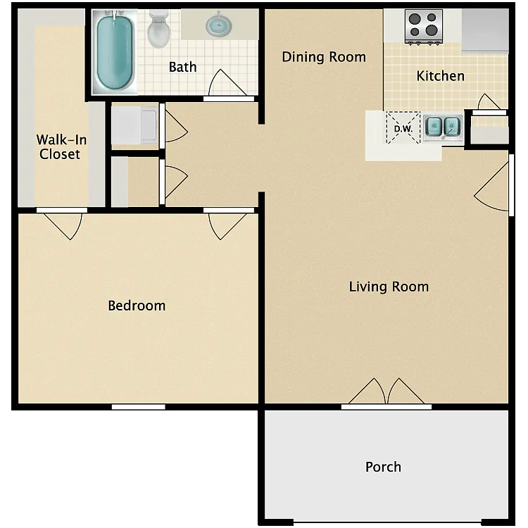 Floor plan The Sussex