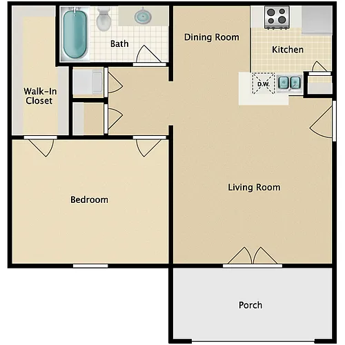 Floor plan The Sussex