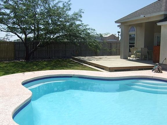 Backyard pool and Deck