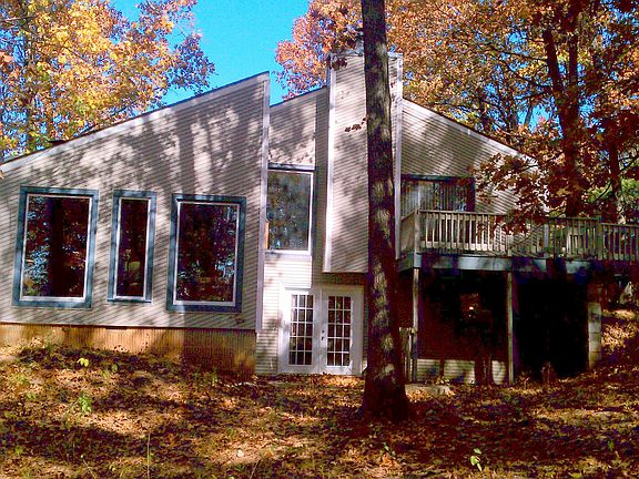 House rear in the woods