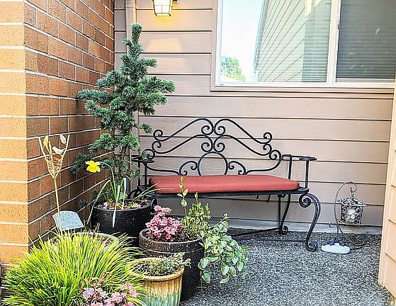 Outside entryway