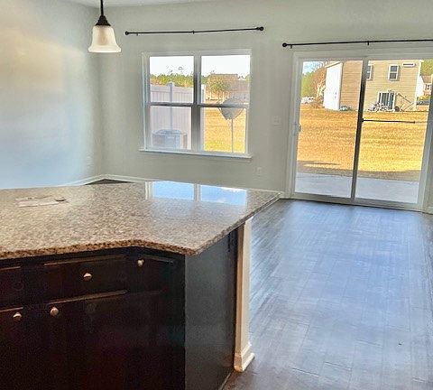 Open space view in back yard.